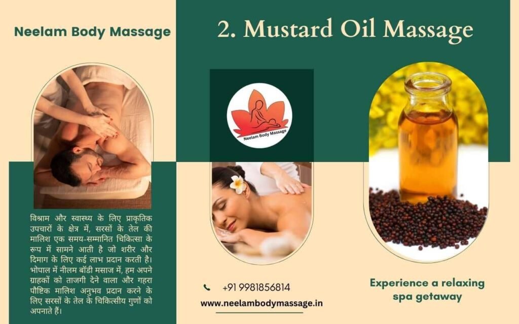 What is Mustard Oil Massage and Benefits Bhopal 2024
